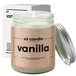 #09 | Vanilla Scented Wholesale Candles - 100% All-Natural Handmade Soy Wax Candle