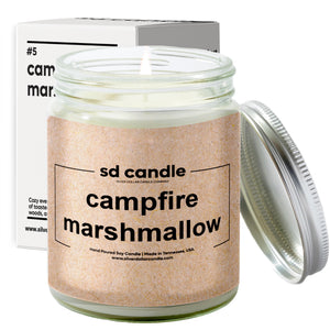 #52 | Campfire Marshmallow Scented Wholesale Candles - 100% All-Natural Handmade Soy Wax Candle