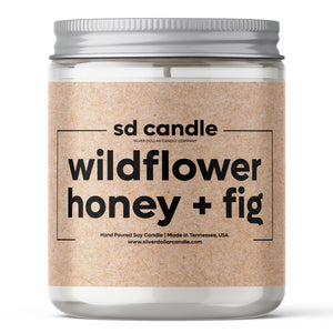 #54 | Wildflower Honey + Fig Scented Wholesale Candles - 100% All-Natural Handmade Soy Wax Candle