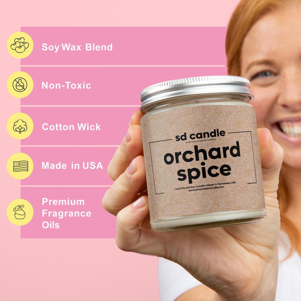 #20 | Orchard Spice Scented Wholesale Candles - 100% All-Natural Handmade Soy Wax Candle