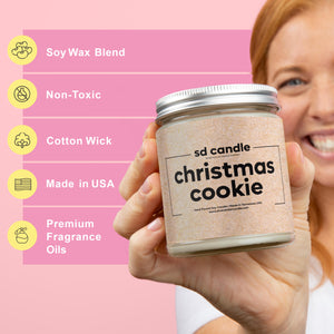 #16 | Christmas Cookie Scented Wholesale Candles - 100% All-Natural Handmade Soy Wax Candle