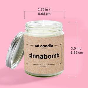 #24 | Cinnabomb Scented Wholesale Candles - 100% All-Natural Handmade Soy Wax Candle